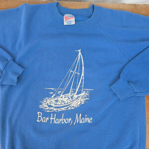 Vintage USA Made Bar Harbour Raglan Sweatshirt